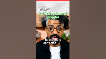 The Power of Authentic Leadership: Embracing Vulnerability and Building Trust #authenticleadership