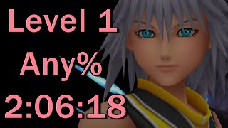 Kingdom Hearts: Final Mix [PC] - Any% (Level 1) Speedrun in 2:06:18