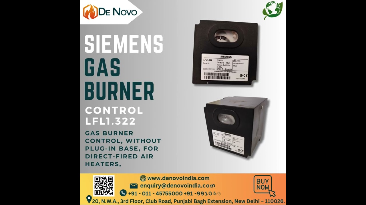 Siemens Gas Burner Controller | De Novo | 