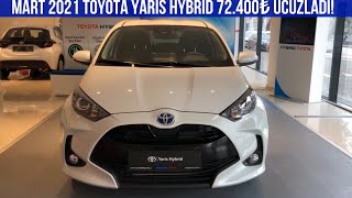 Mart 2021 Yeni Toyota Yaris 1.5 Hybrid 72.400₺ Ucuzladı | 2020 Toyota Yaris Fiyat İNDİRİMİ!
