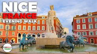 Nice, France 🇫🇷 Evening Walking Tour | Vieux Nice & Promenade des Anglais | 4K 60fps screenshot 4