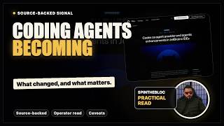 Coding Agents Are Becoming Provider Infrastructure, Not One IDE Feature