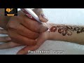 Latest stylish big flower mehndi design for hand  piyu mehndi designs