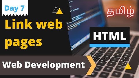 Link web pages (Tamil) | Web Development - HTML | Coding | Coding Awareness #tech