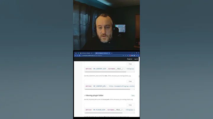 WP Shorts: wp-config.php, moving and chaning where the wp-content folder is located