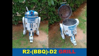 R2-(BBQ)-D2 Grill made from Scrap Metal & Junk