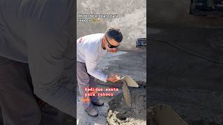 Medida exata para reboco #shortvideo #pedreiro #obra #viral