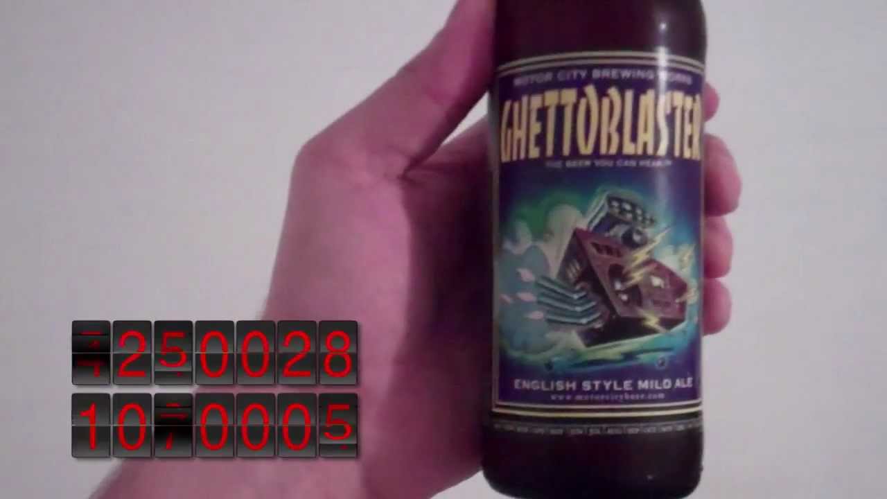 Cryptic Review Motor City Brewing Ghettoblaster YouTube