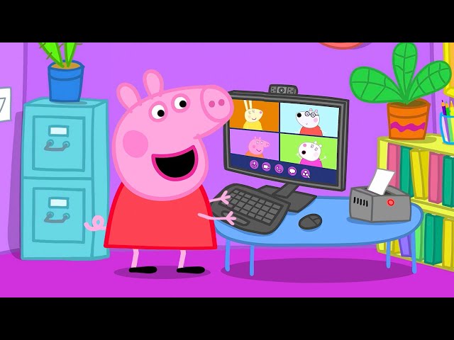 Video Call Chaos 📹 | Peppa Pig Tales Full Episodes class=