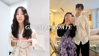 GRWM for a DATE! *vlog*