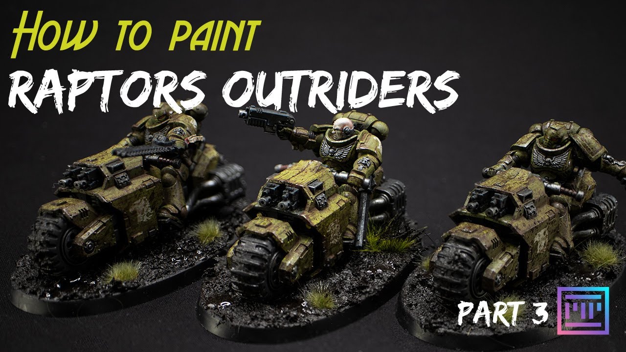 How to paint Raptors Outriders Part 3 Detailing YouTube