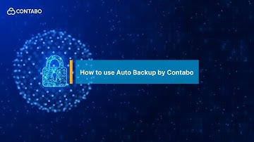 How to use Auto Backup by Contabo