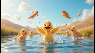 Baby Duck Quack Quack Quack | Cute 3D Animated Song for Toddlers