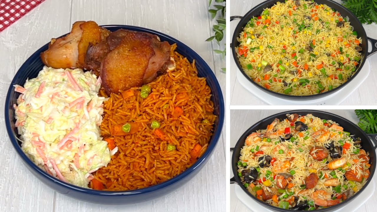 3 Rice Dishes 3 Rice Recipe Simple And Delicious For Everyone - YouTube