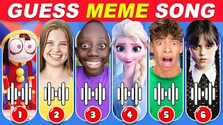 Guess The Meme & Youtuber By Song| Lay Lay, King Ferran,Salish Matter,Tenge Tenge, Wednesday, Pomni