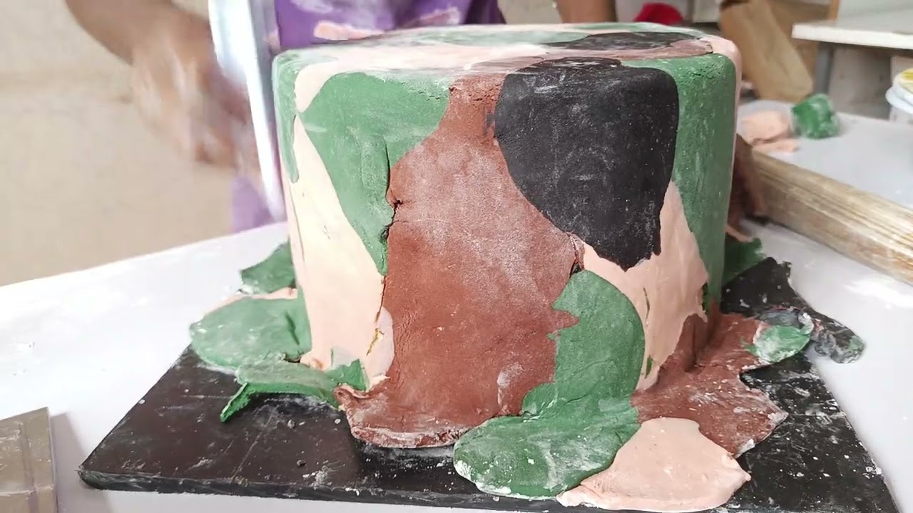 Army Combat Cake
