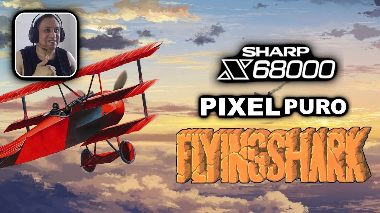 飛翔鮫　FLYING SHARK KANeko for x68000 FLYING SHARK (X68000 - KANEKO - 1991) #X68000 #VideoGames #16Bit