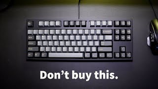 Leopold FC750R Mechanical Keyboard Review (Awful Ping Noise, Scratchy Switches, Aggressive Keycaps) screenshot 5