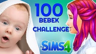 The Sims 4 100 BEBEK CHALLENGE !! (ORDU KURUYORUZ)