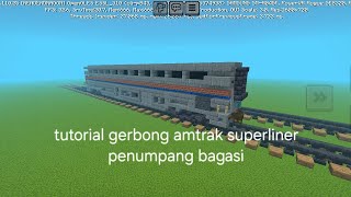 Train tutorial amtrak superliner coach baggage