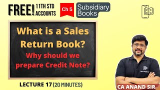 What is Sales Return Book? Why it is called as Returns Outward Book? What is the use of Credit Note?
