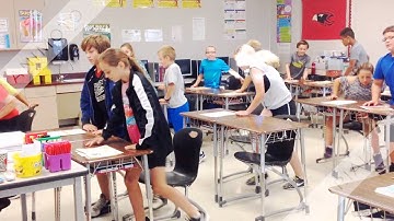 Math Stations: Desk Transitions