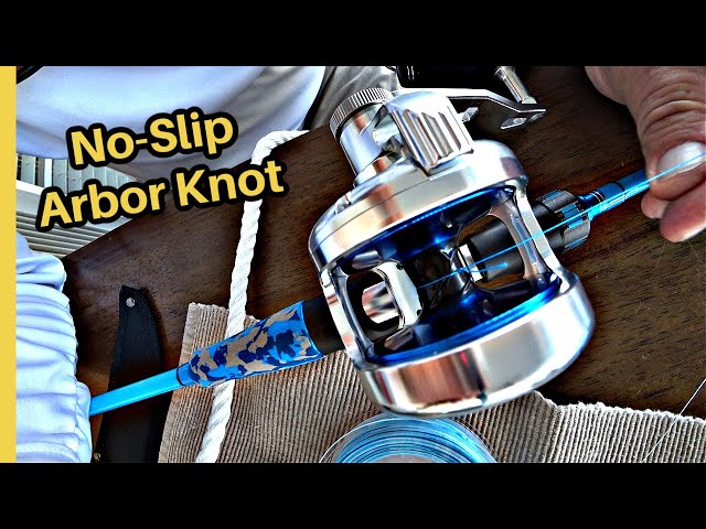 Arbor Knot Tutorial - How to Tie Line to Fishing Reel 