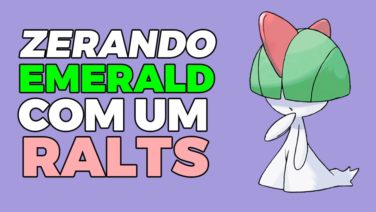 POKEMON EMERALD PT-BR #2 - RALTS - TEMOS QUE PEGAR! 