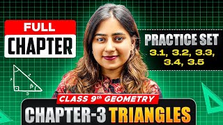 Famous Chp 3 Triangles 📐 | Class 9th Geometry | Practice Set 3.1 to 3.5 in One Video | Galaxy of Maths✨📘 Profile