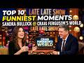 Top 10 Funniest Sandra Bullock Moments on Craig Ferguson.