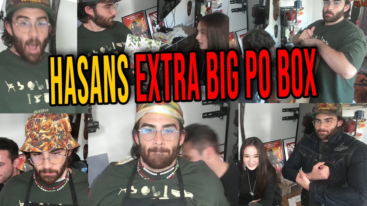 Hasan with extra big PO box ft. Austinshow and tinakitten (10.16 Stream)