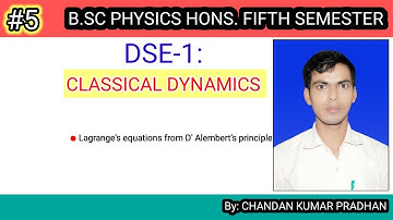 CLASSICAL DYNAMICS: Lagrange