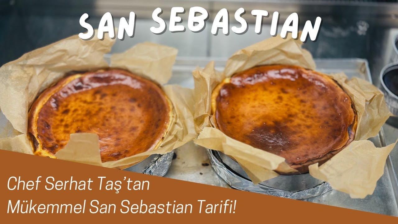 San Sebastian Cheesecake Tarifi | Chef Serhat Taş ile Mükemmel Lezzet!