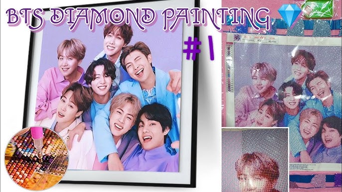 New DIY BTS Diamond Painting G1 Kit Cubic Cross-stitch Crystals