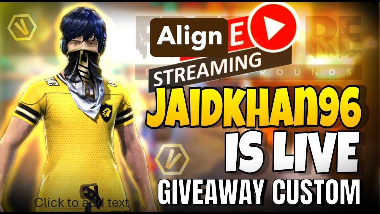 CUSTOM ROOM GIVEAWAY CHALO HAI !! GO FOR 210K  !! FREE FIRE!! 