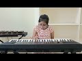 National Anthem 🇮🇳Playing in piano by Hansika
