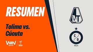 Deportes Tolima vs Cucuta highlights (2-1) - Primera A