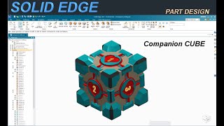 SOLID EDGE _ Companion cube