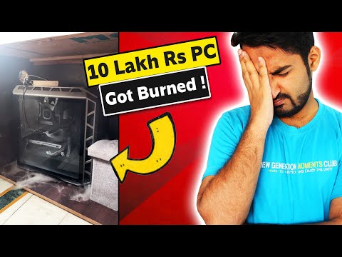 MY RTX 4090 GAMING PC GOT BURNED 😢 😭