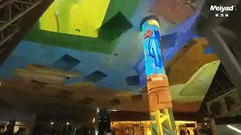 Meiyad flexible cylindrical led display screen cases collection