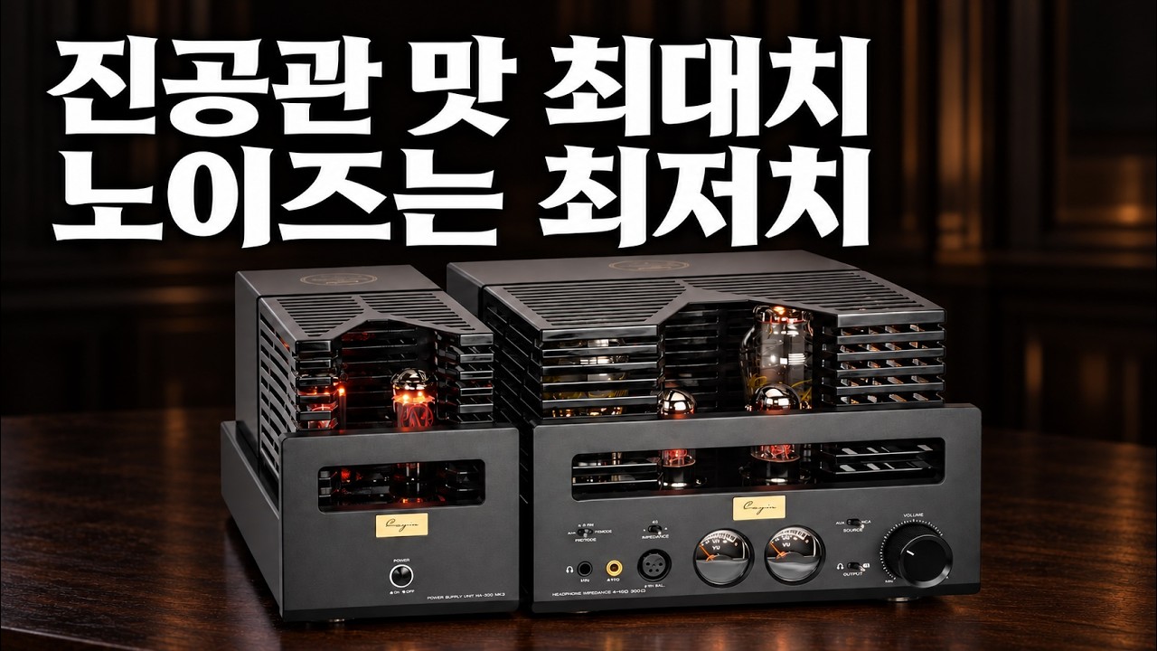 진공관 맛 최대치! 노이즈는 최저치! 이어폰 꽂아도 조용합니다 | Cayin HA-300 MK3