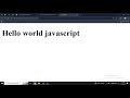 34. Javascript Hello world | Alert & Console