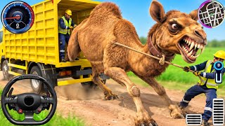 Game Mengemudi Truk Kargo Hewan Kebun Binatang 3D Pengiriman Truk Kargo Hewan 2026 - Gameplay And... screenshot 1