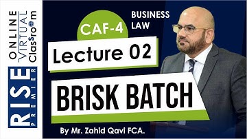 BRISK BATCH CAF 4 -Z  Qavi-Lecture 2