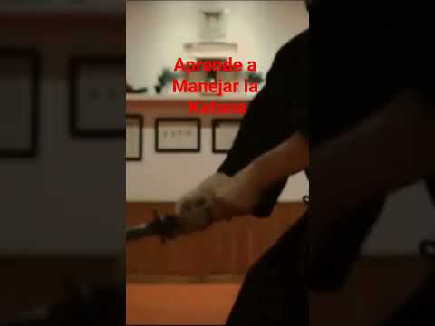 Aprende a usar la katana #samurais #anime #budo #katana