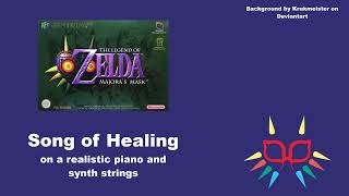 Song of Healing on a realistic piano and synth strings
