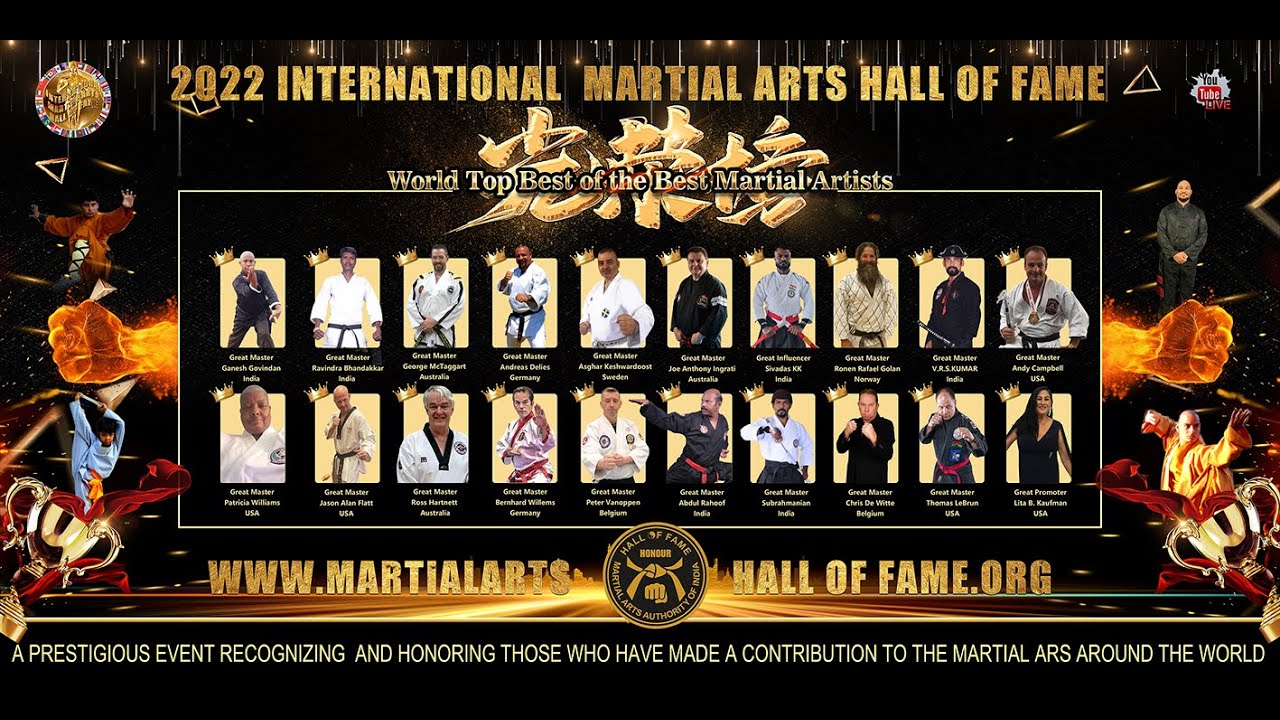 2022 International Martial Arts Hall of Fame IMHOF YouTube