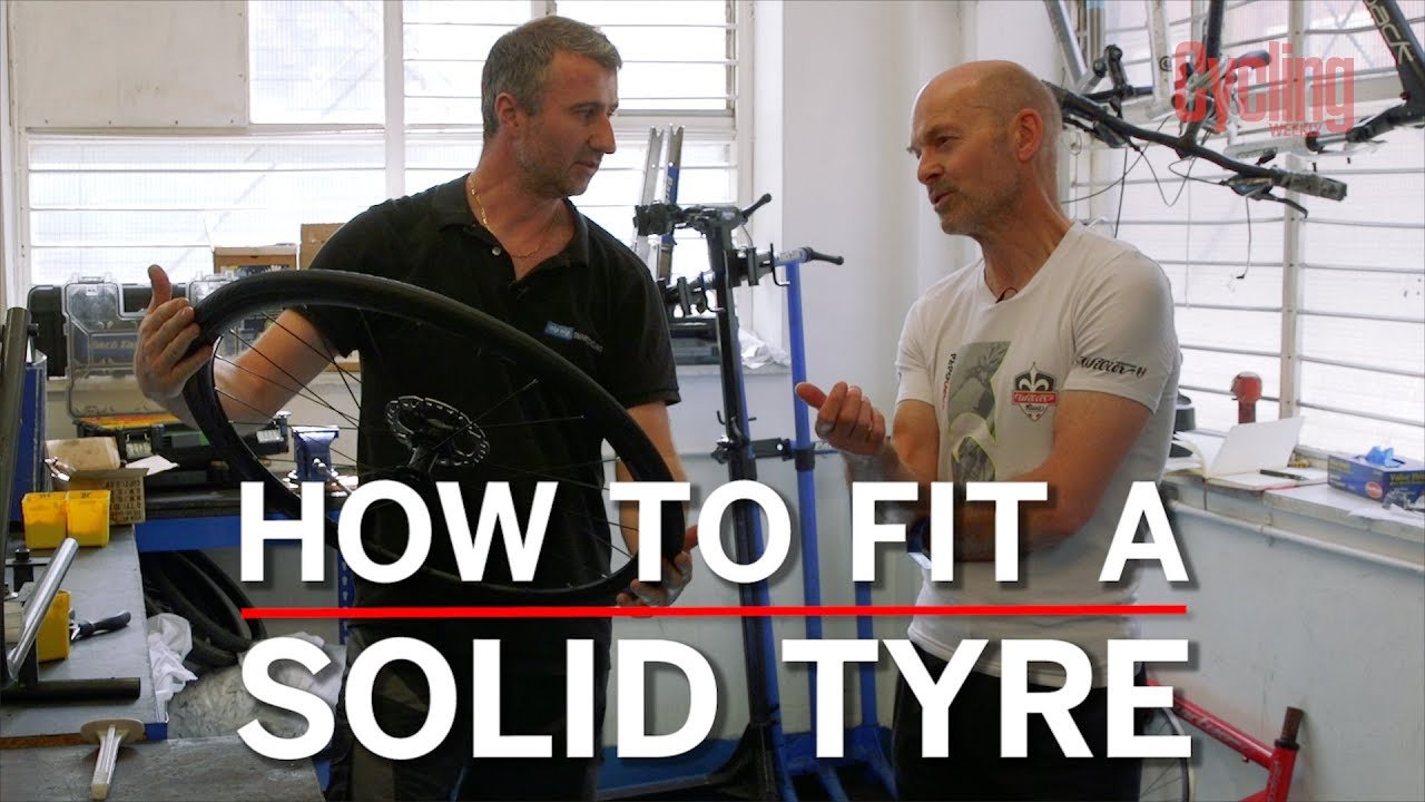 How To Fit A Solid Tyre | Cycling Weekly