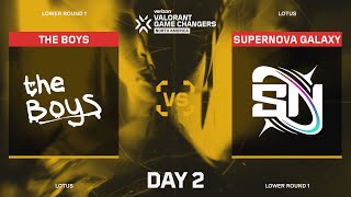 The Boys vs Supernova Galaxy - Verizon Game Changers Series 1 Main Event - Day 2 - Map 1