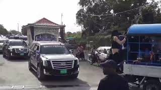 Bridget from Honeyghan’s Funeral Services funeral procession